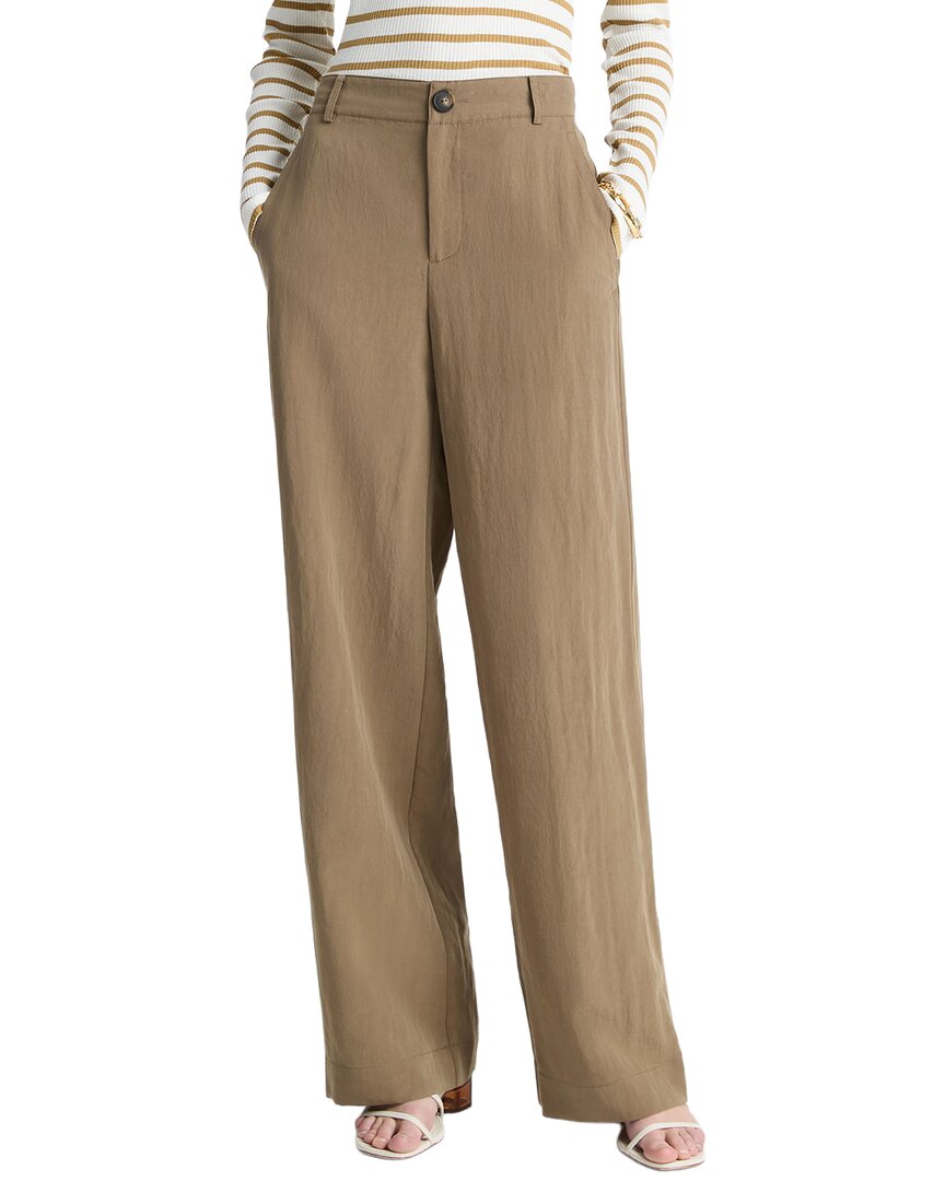 Pantalón de pierna ancha de tiro medio