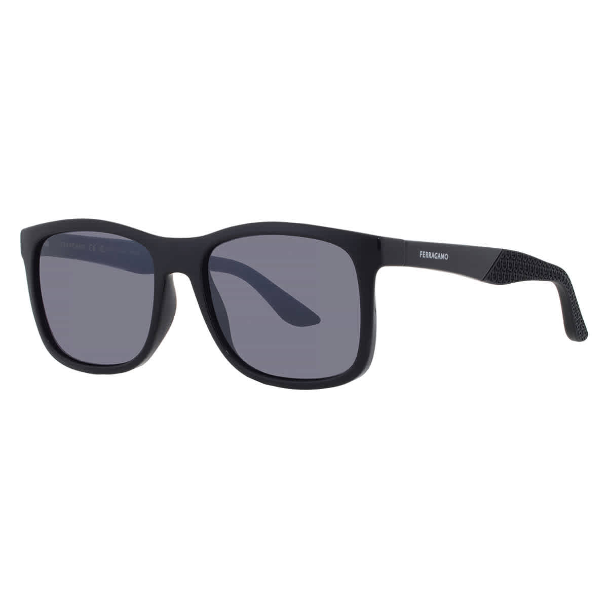 Gafas de sol de hombre de montura cuadrada color gris oscuro