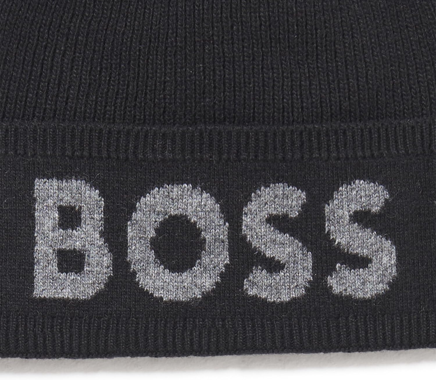 Gorro tejido de hombre color negro