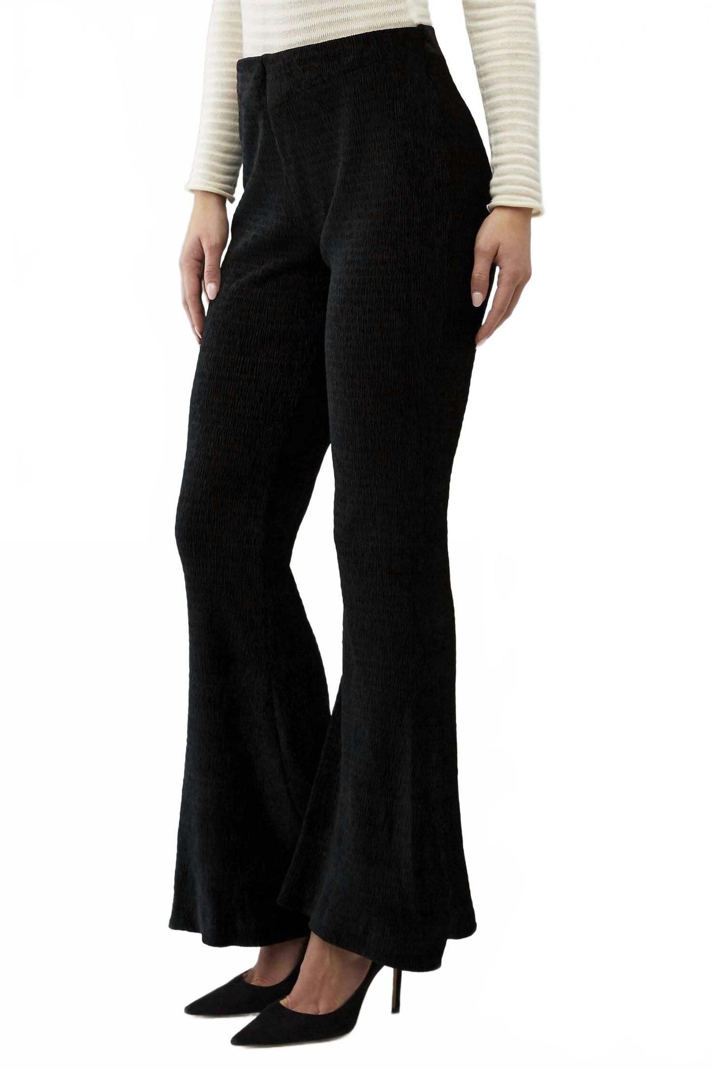 Pantalón de terciopelo color negro
