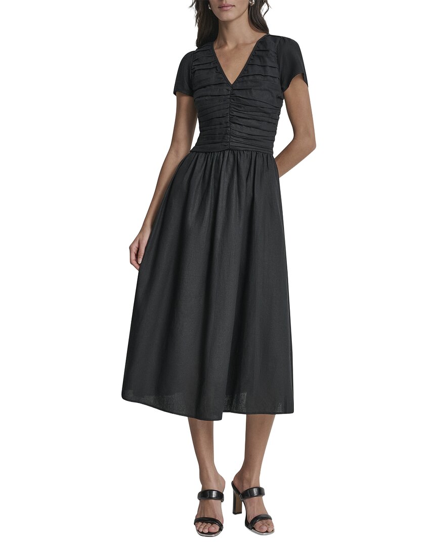 Vestido de mezcla de lino