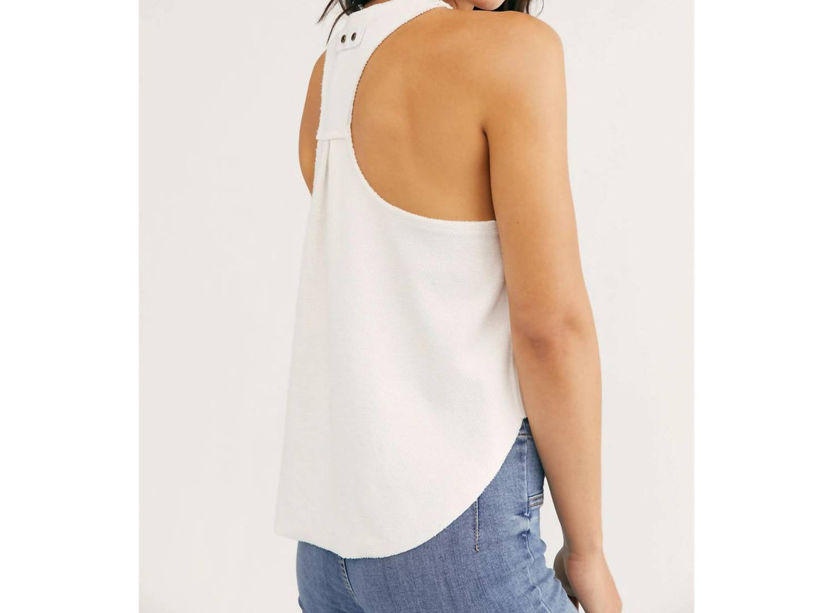 Camiseta sin mangas color blanco