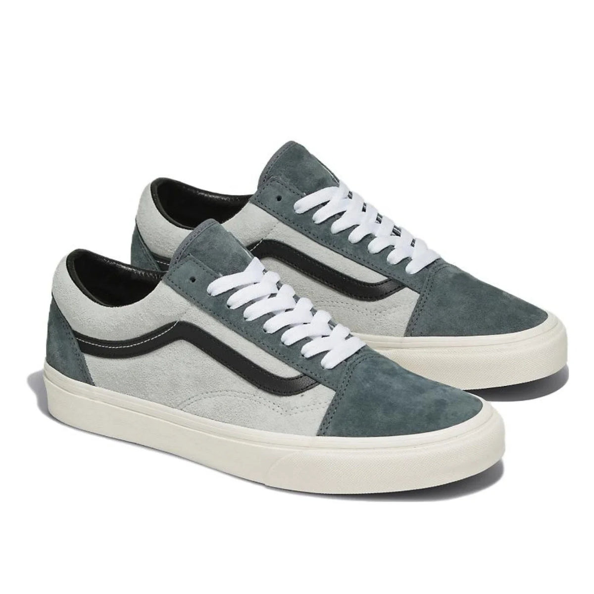 Tenis de hombre de gamuza con plataforma color gris
