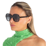 Gucci Gafas de Sol Cuadradas para Dama Gris Degradado GG0092S 001 55