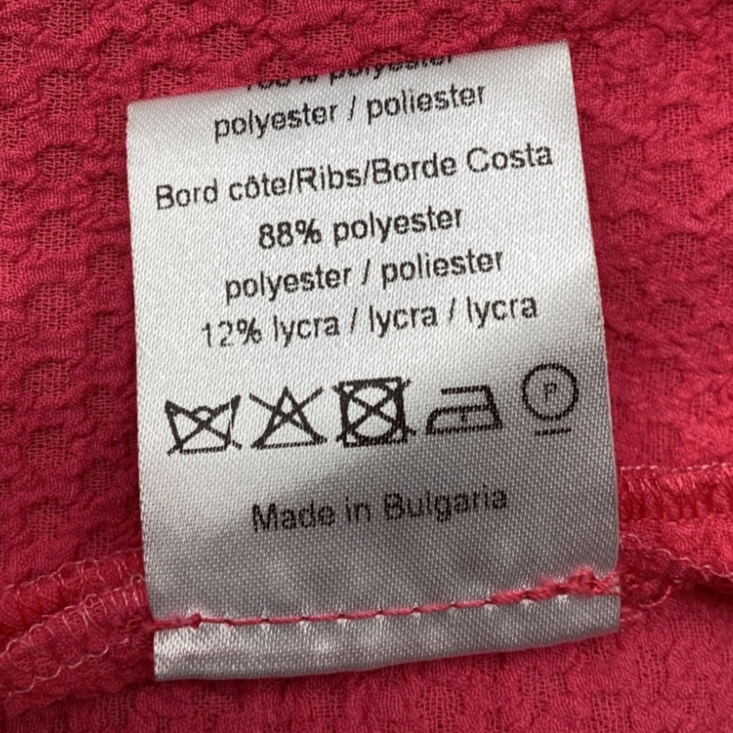 Sandro Reva Mini Vestido Manga Corta en Poliéster Rosado