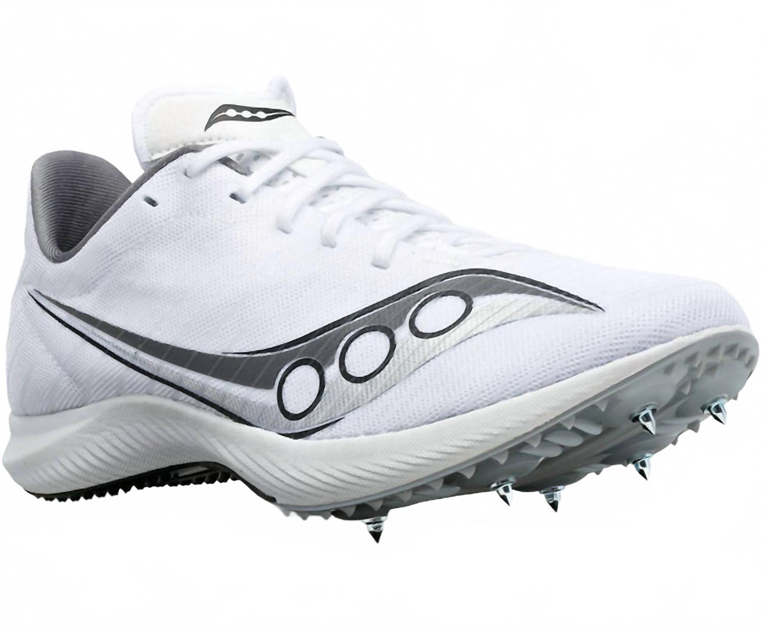 Zapatos de hombre color blanco y plateado