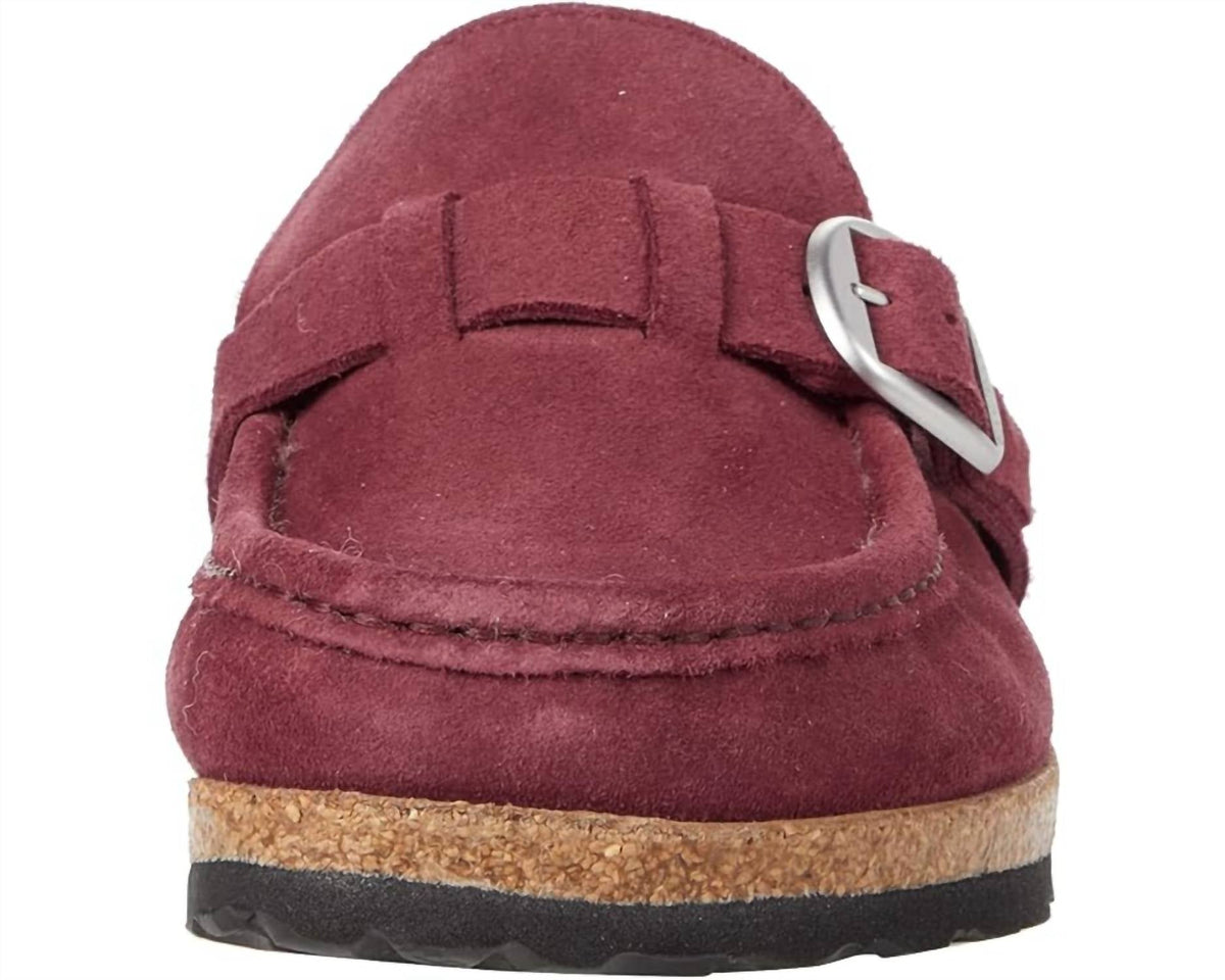 Zapatos destalonados de mujer de gamuza sin cordones