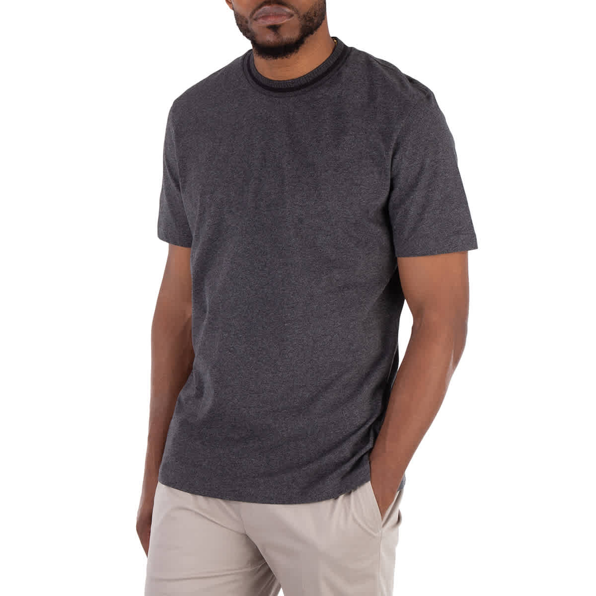 Camiseta con cuello redondo