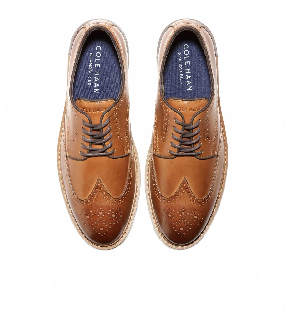 Zapatos de cordones de hombre color marfil