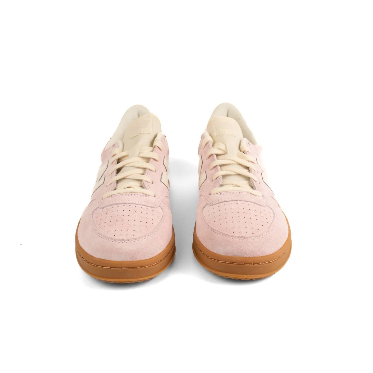 Tenis de hombre color rosado y rojo