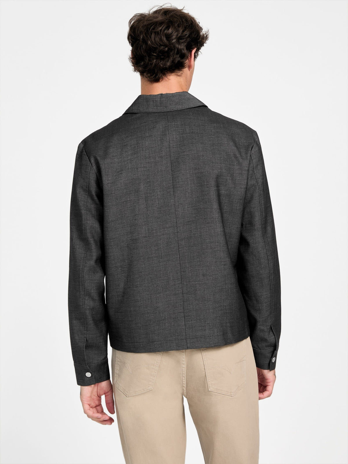 Blazer de mezcla de lana