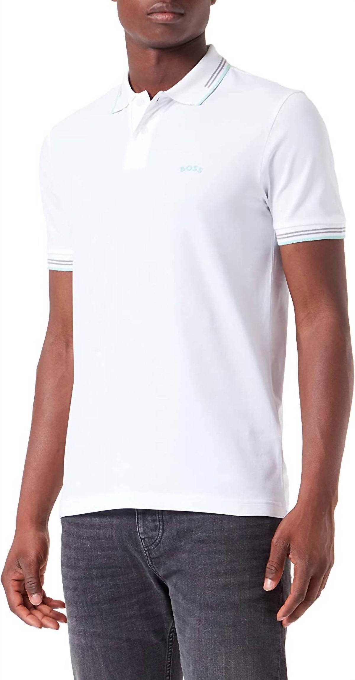 Polo color blanco