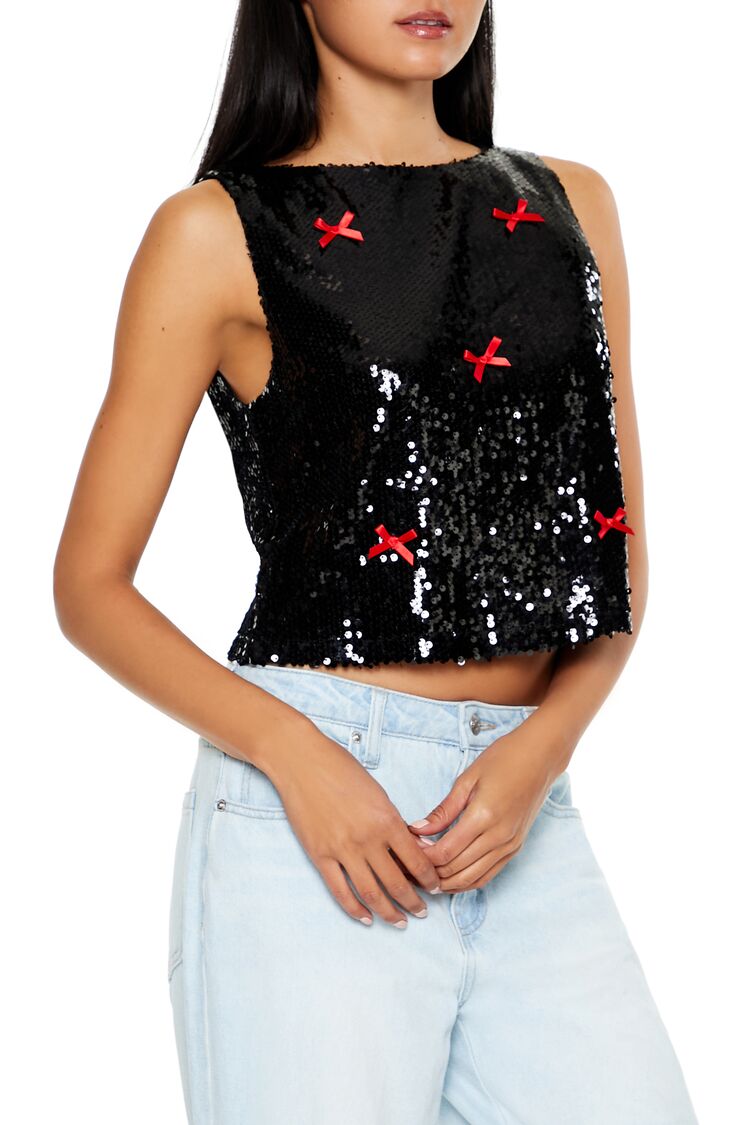 Top con lentejuelas