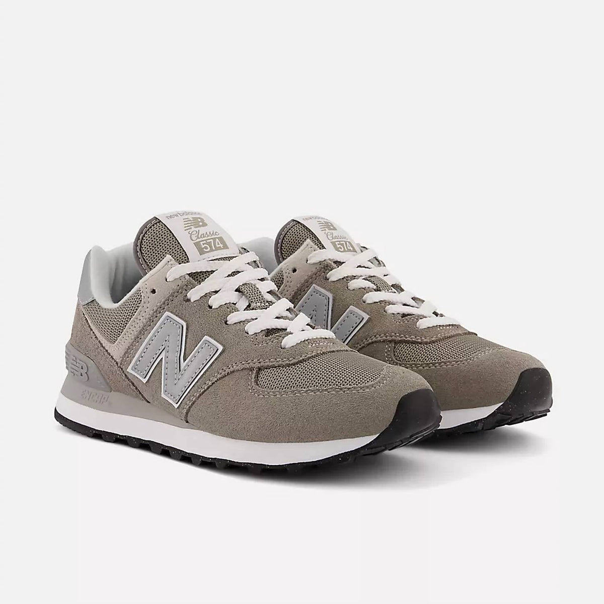 Tenis de mujer color blanco y gris