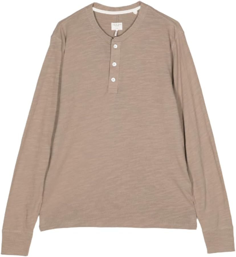Camiseta con botones de hombre
