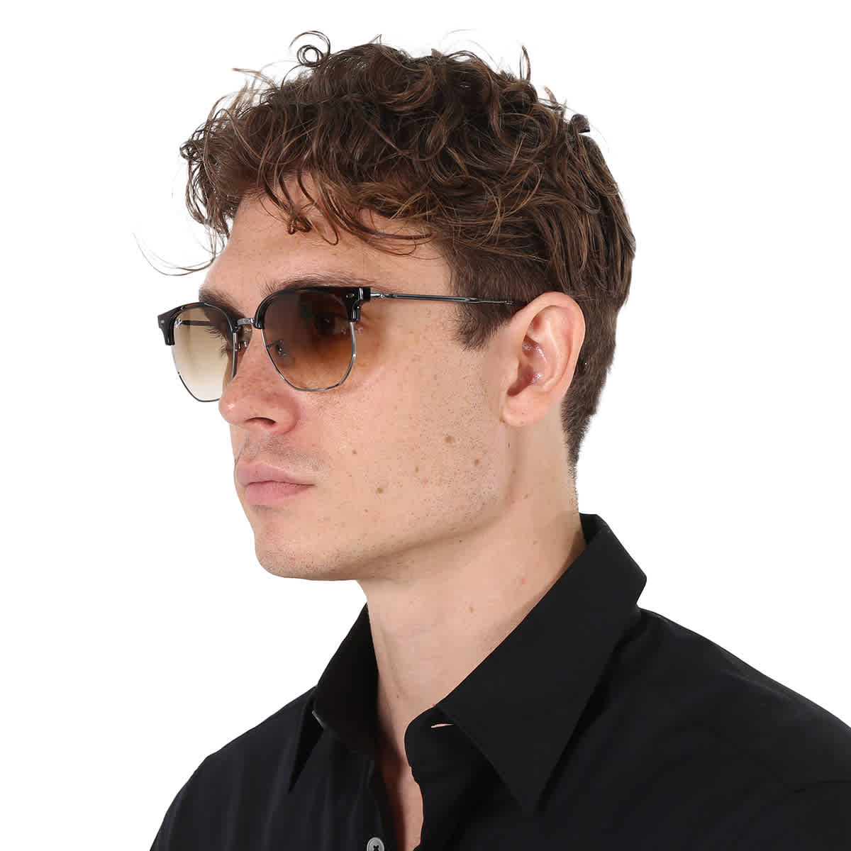 Gafas de sol unisex color café