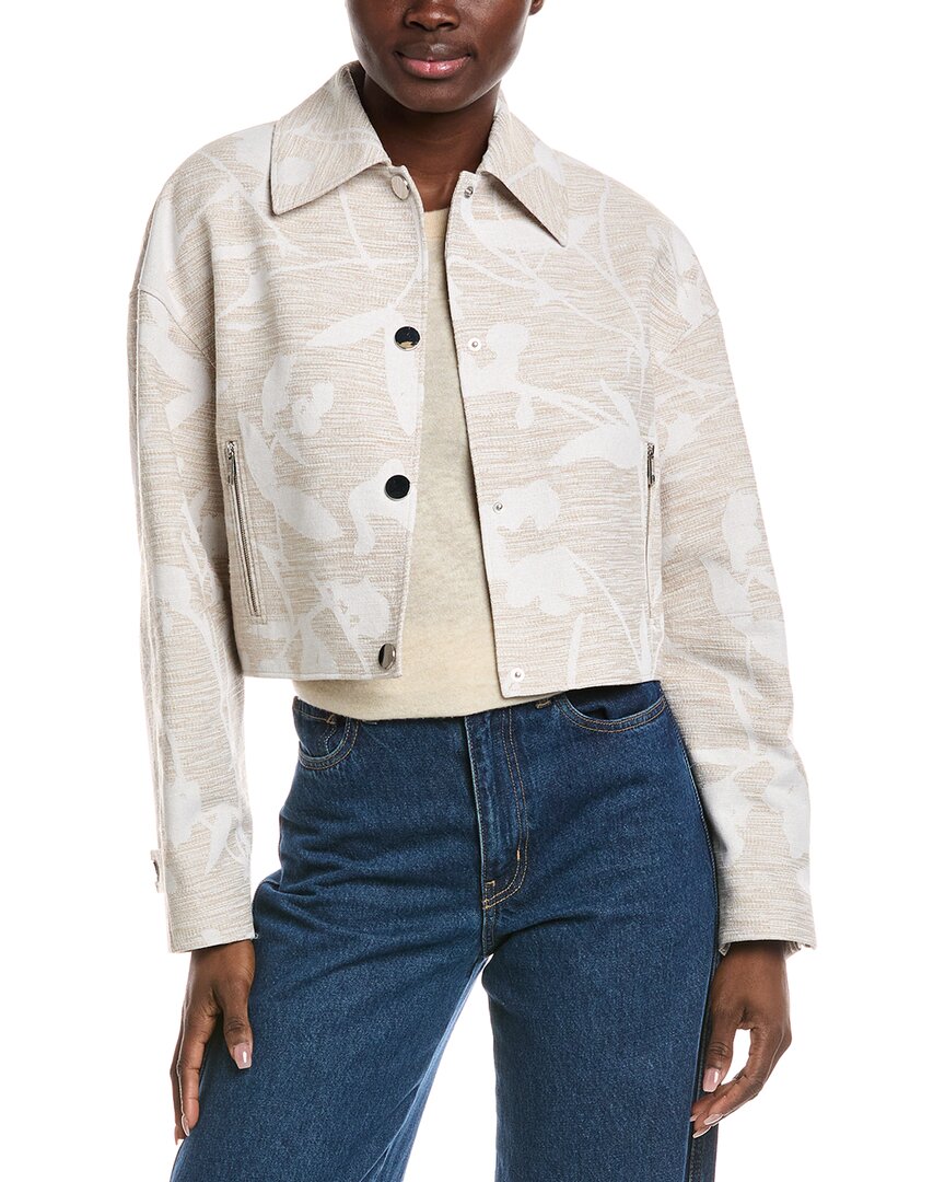 Blazer de mezcla de lino