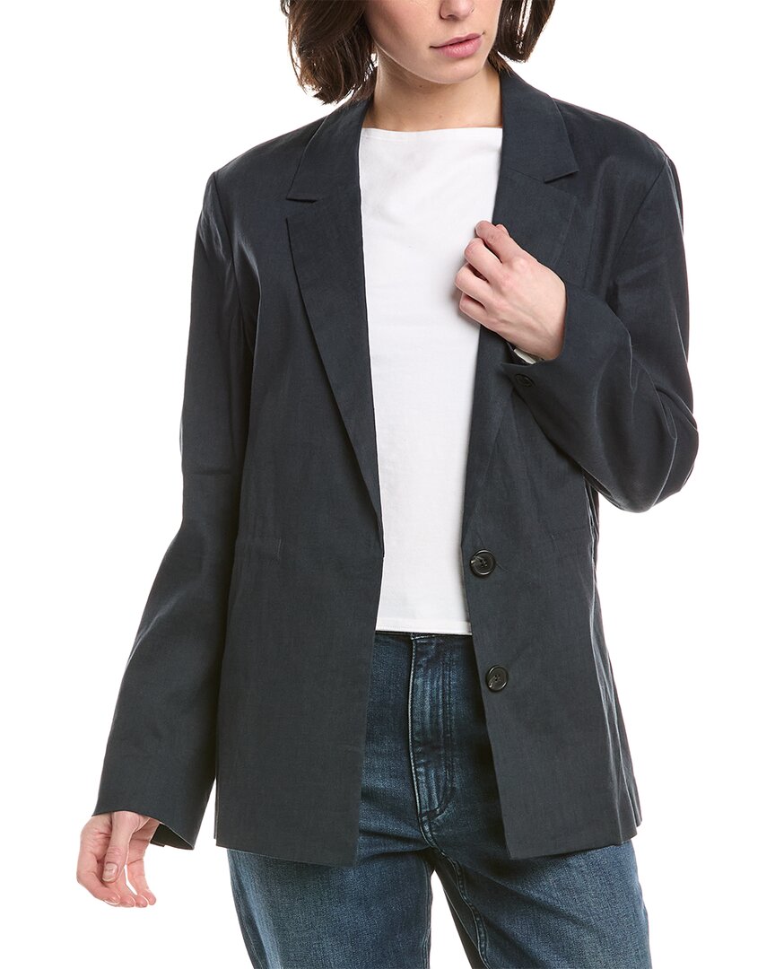 Blazer de mezcla de lino