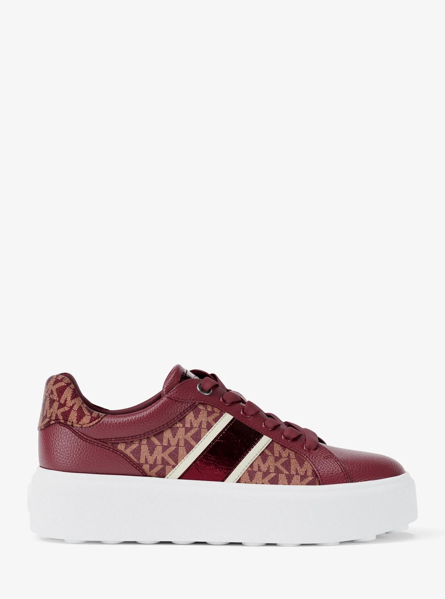 Tenis a rayas con plataforma
