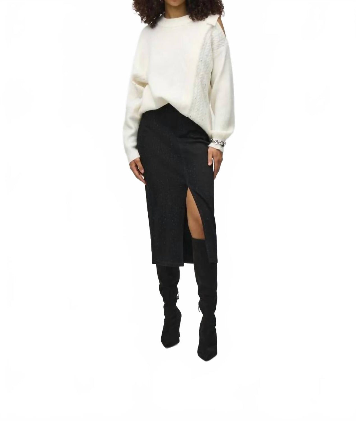 Falda color negro