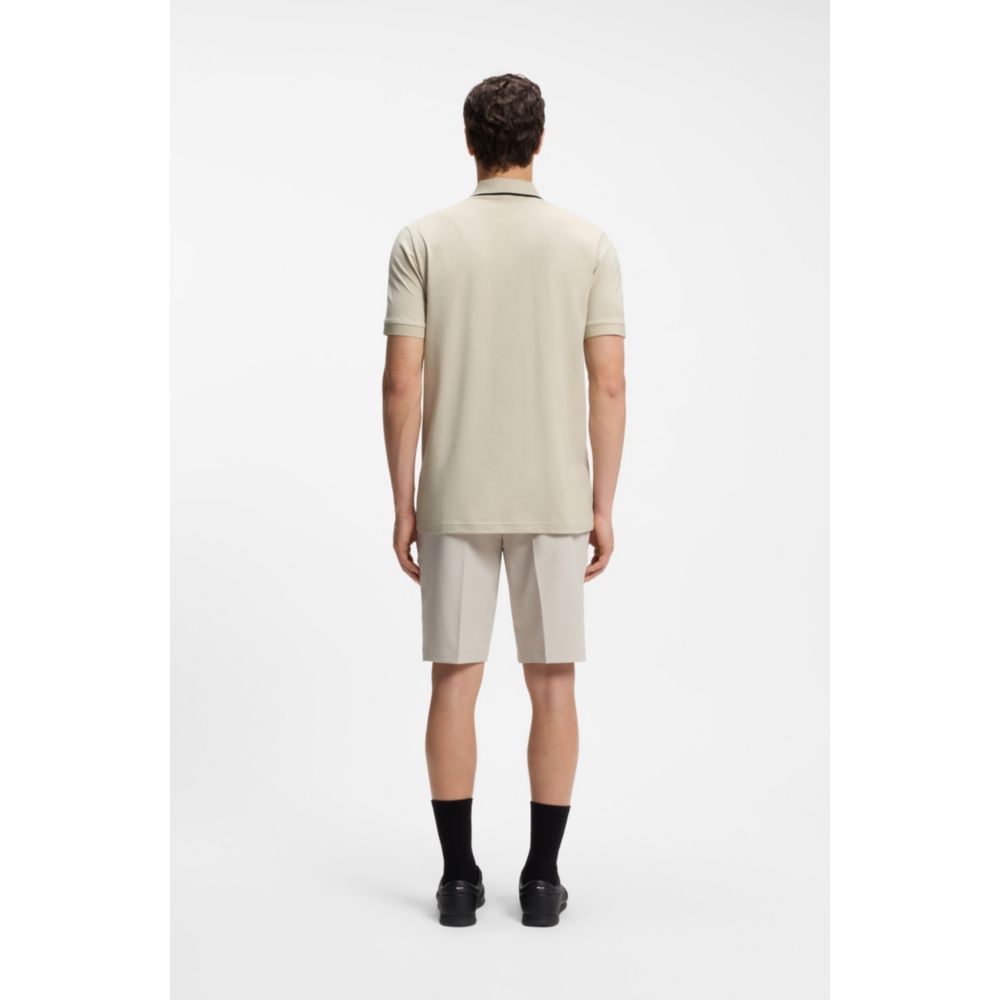 Polo de algodón de corte ajustado