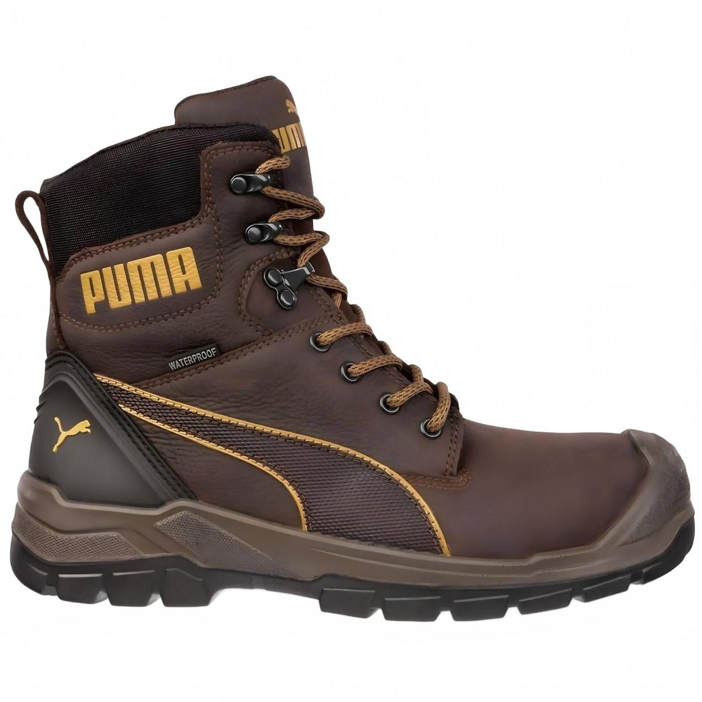 Botas de hombre color café