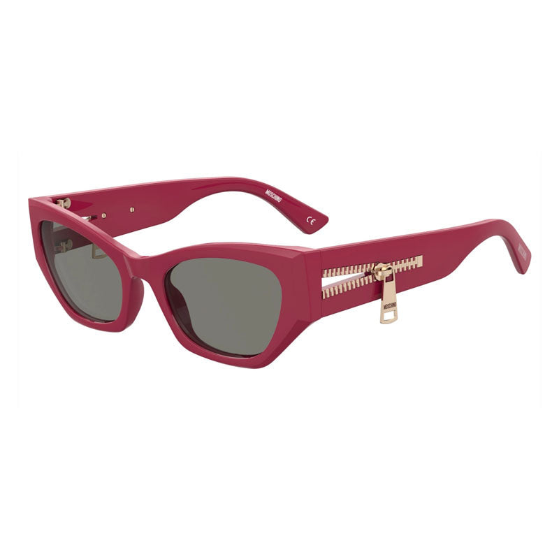 Gafas color gris y rojo