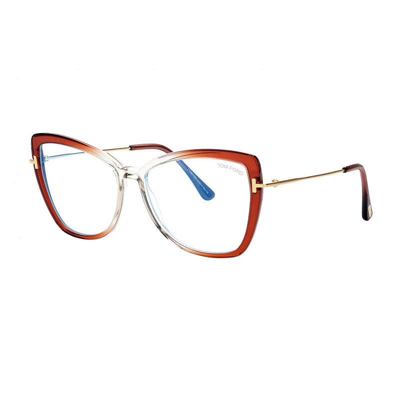 Gafas 55 mm color naranja y dorado