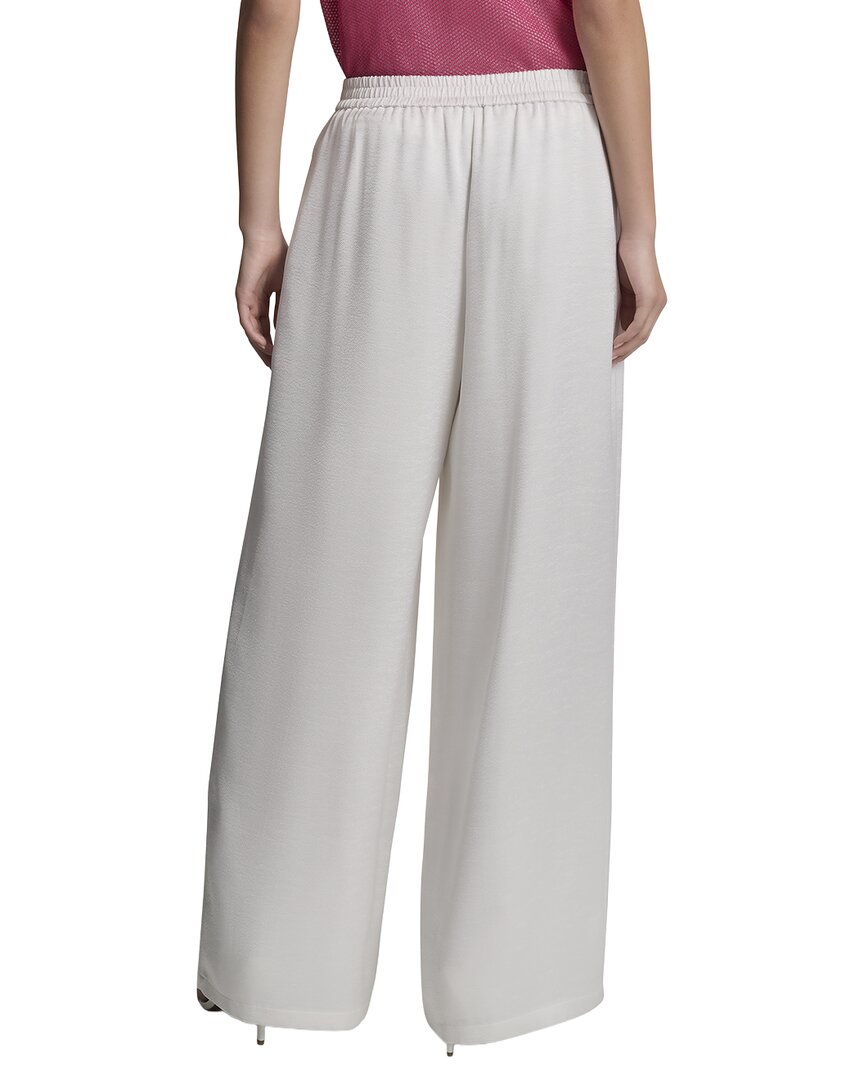 Pantalón de pierna ancha con pliegues