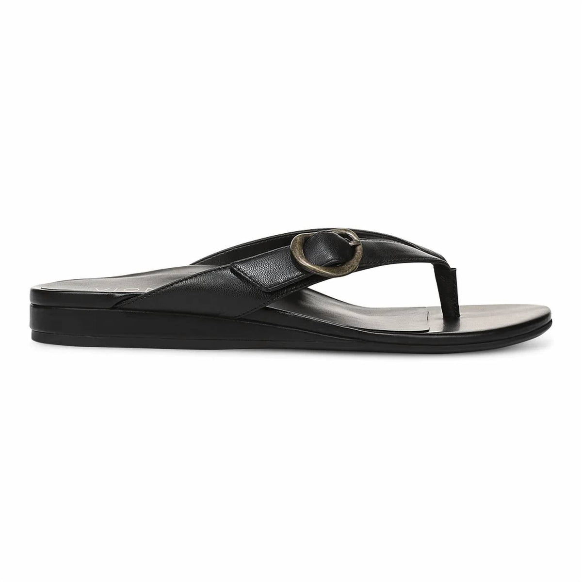 Sandalias de mujer de cuero color negro