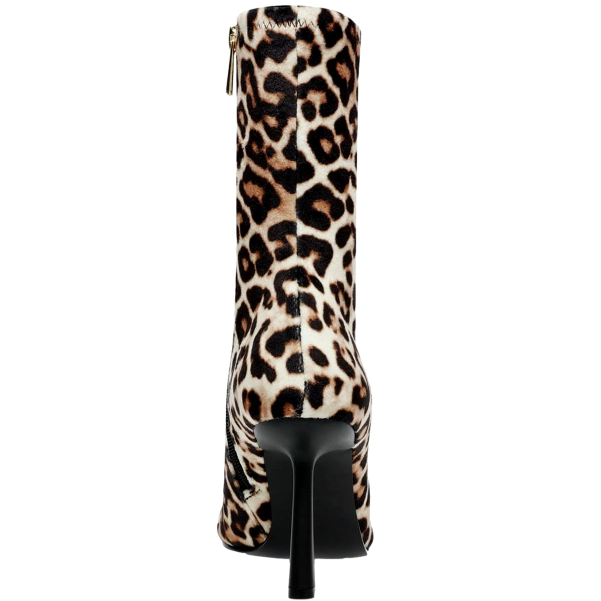 Botines de mujer de terciopelo con estampado animal