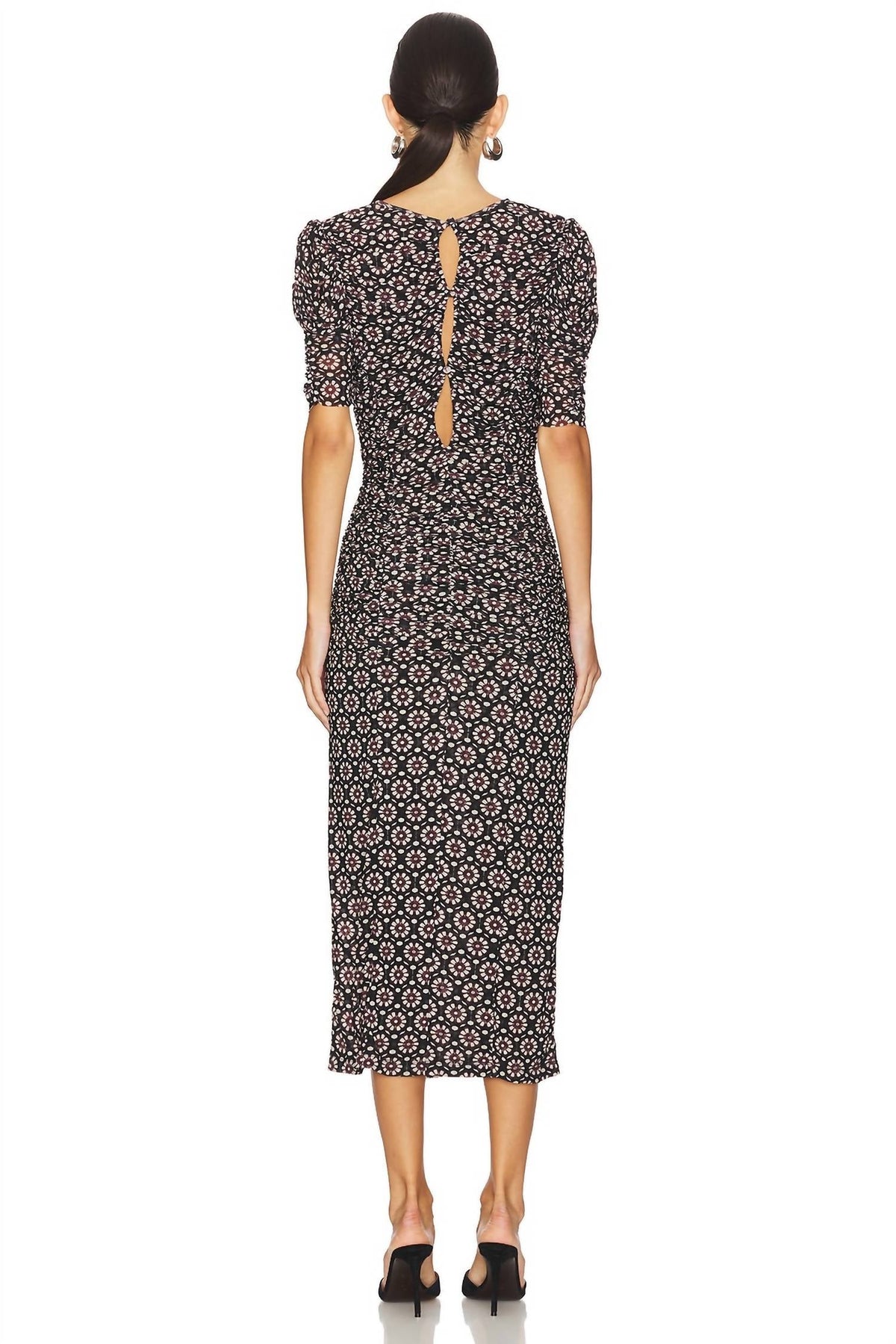Vestido midi color negro
