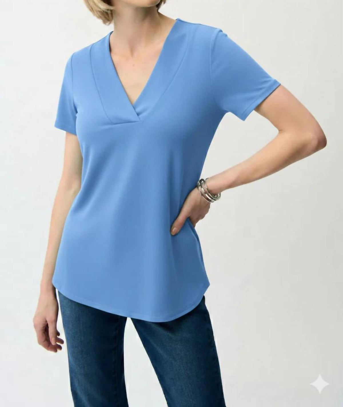 Top color azul