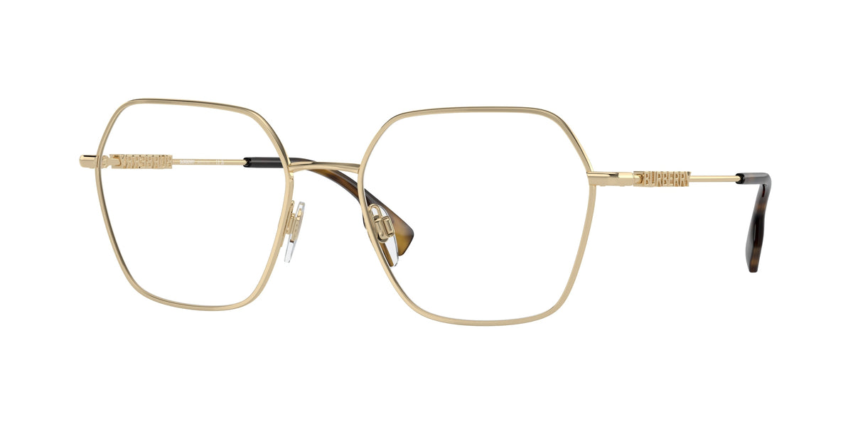 Montura para gafas de hombre 57 mm color dorado