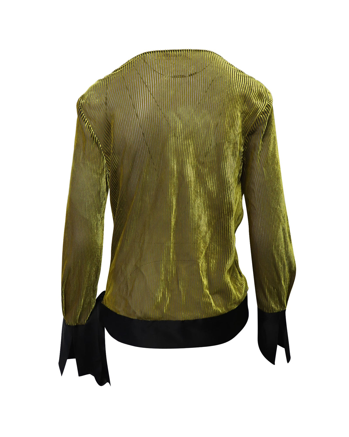 Blusa color negro y dorado
