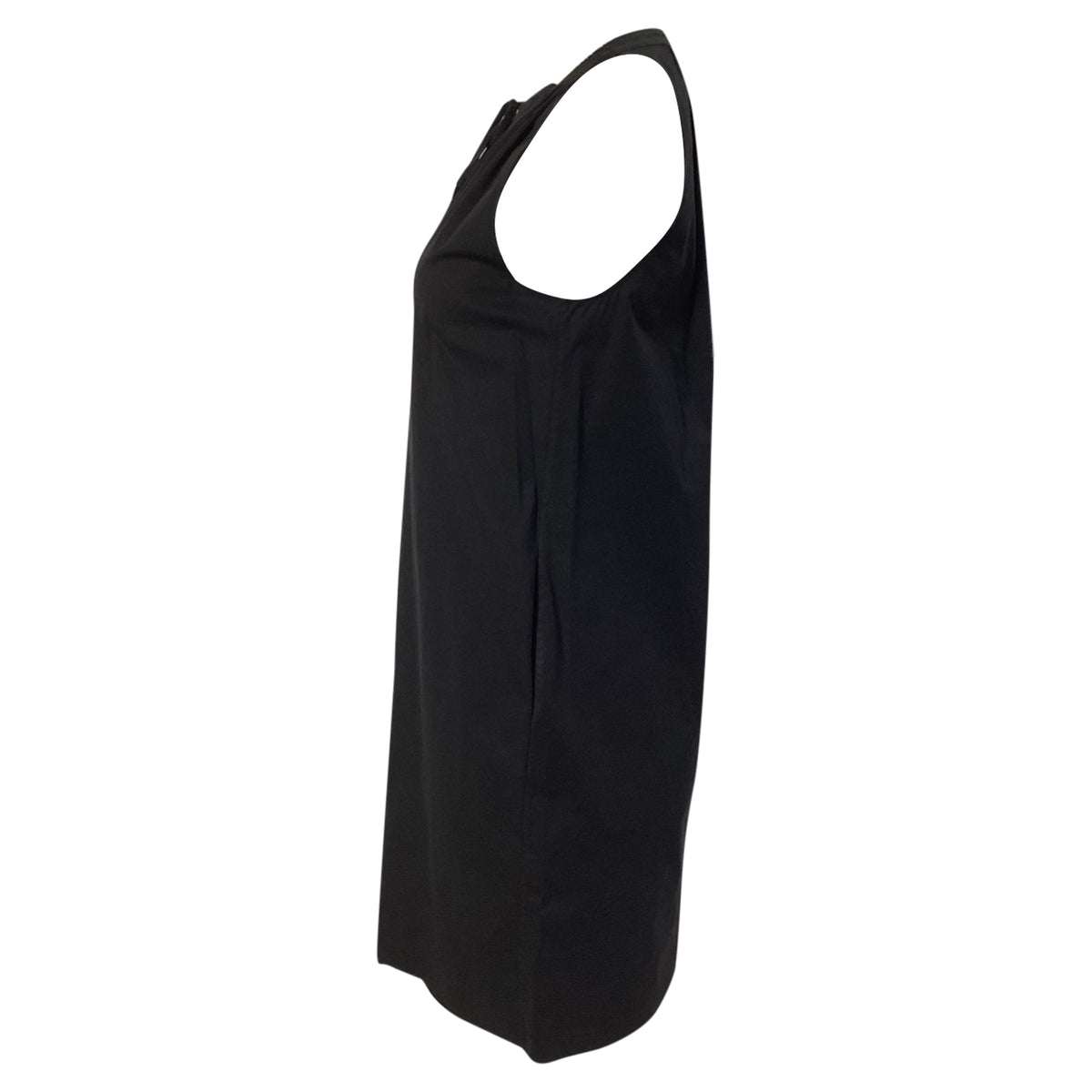 Vestido de algodón color negro