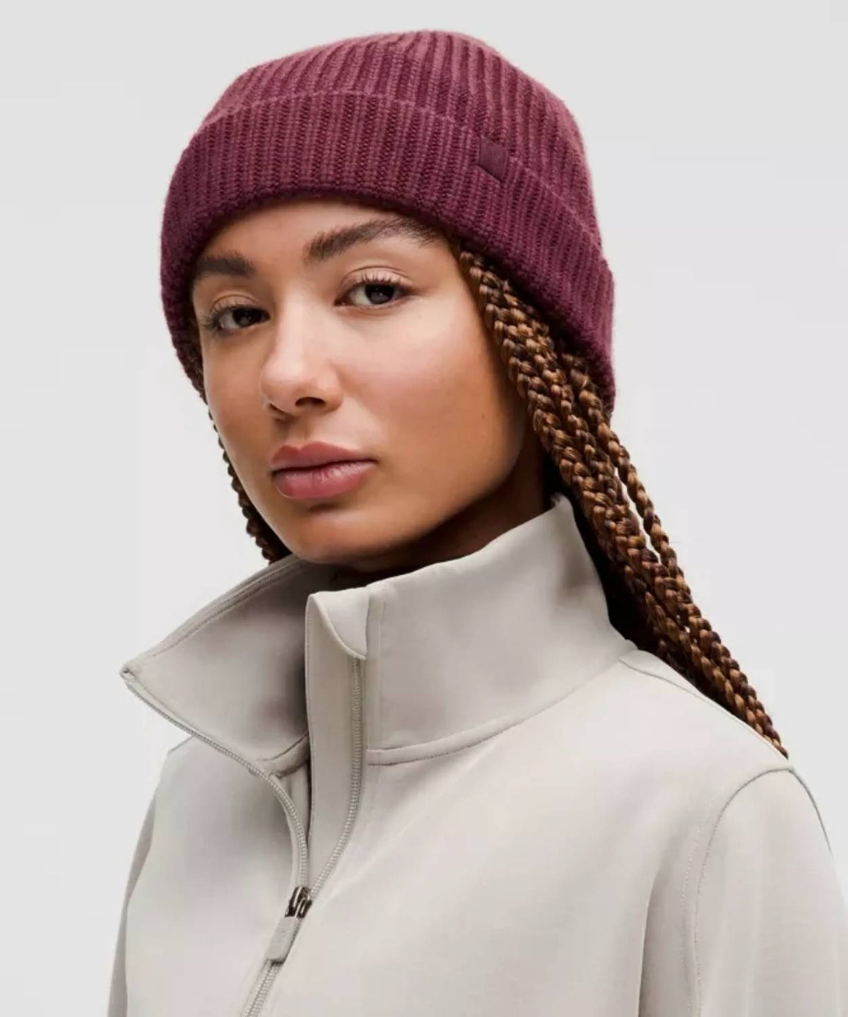 Gorro tejido de mezcla de lana