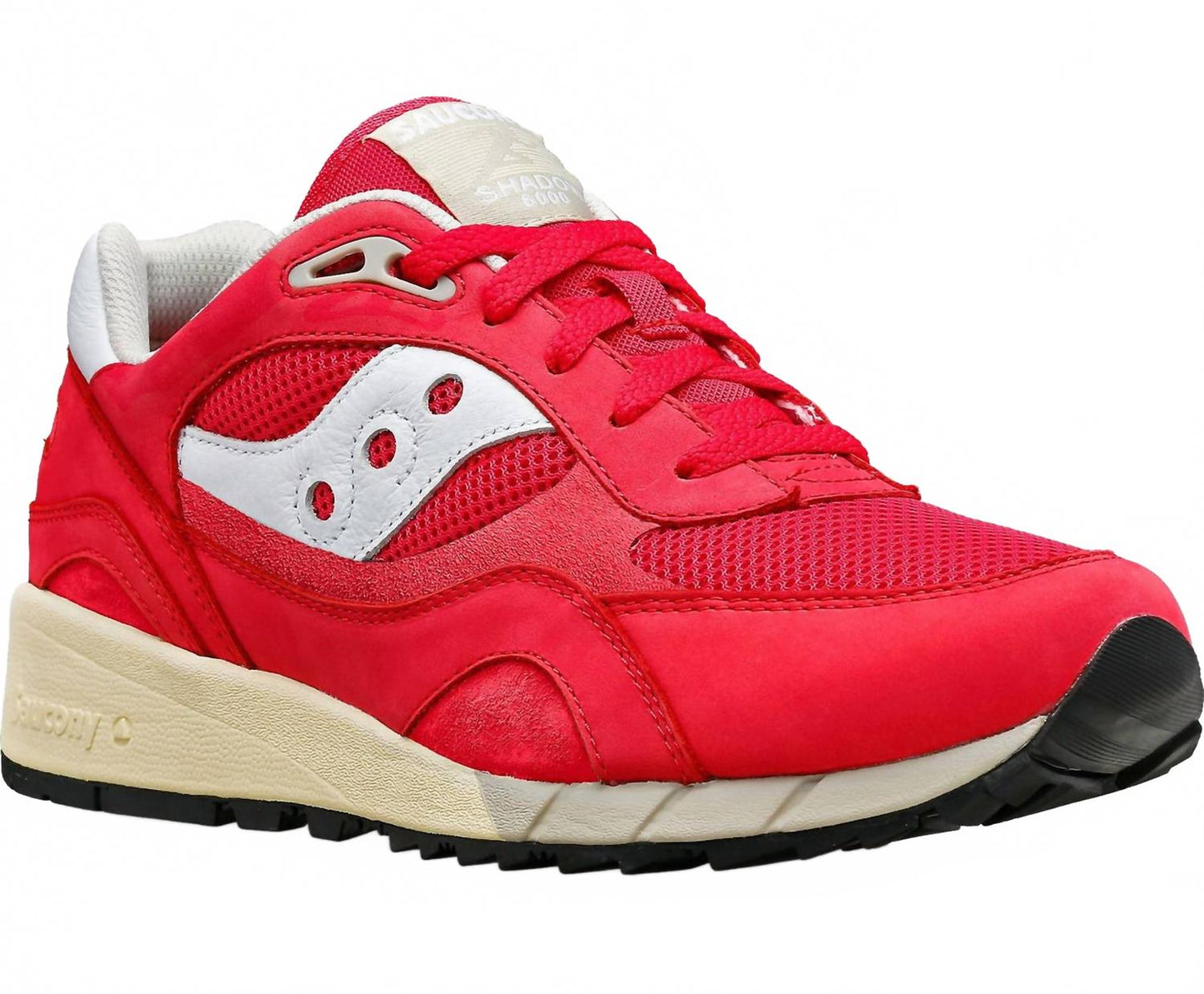 Zapatos de hombre color blanco y rojo