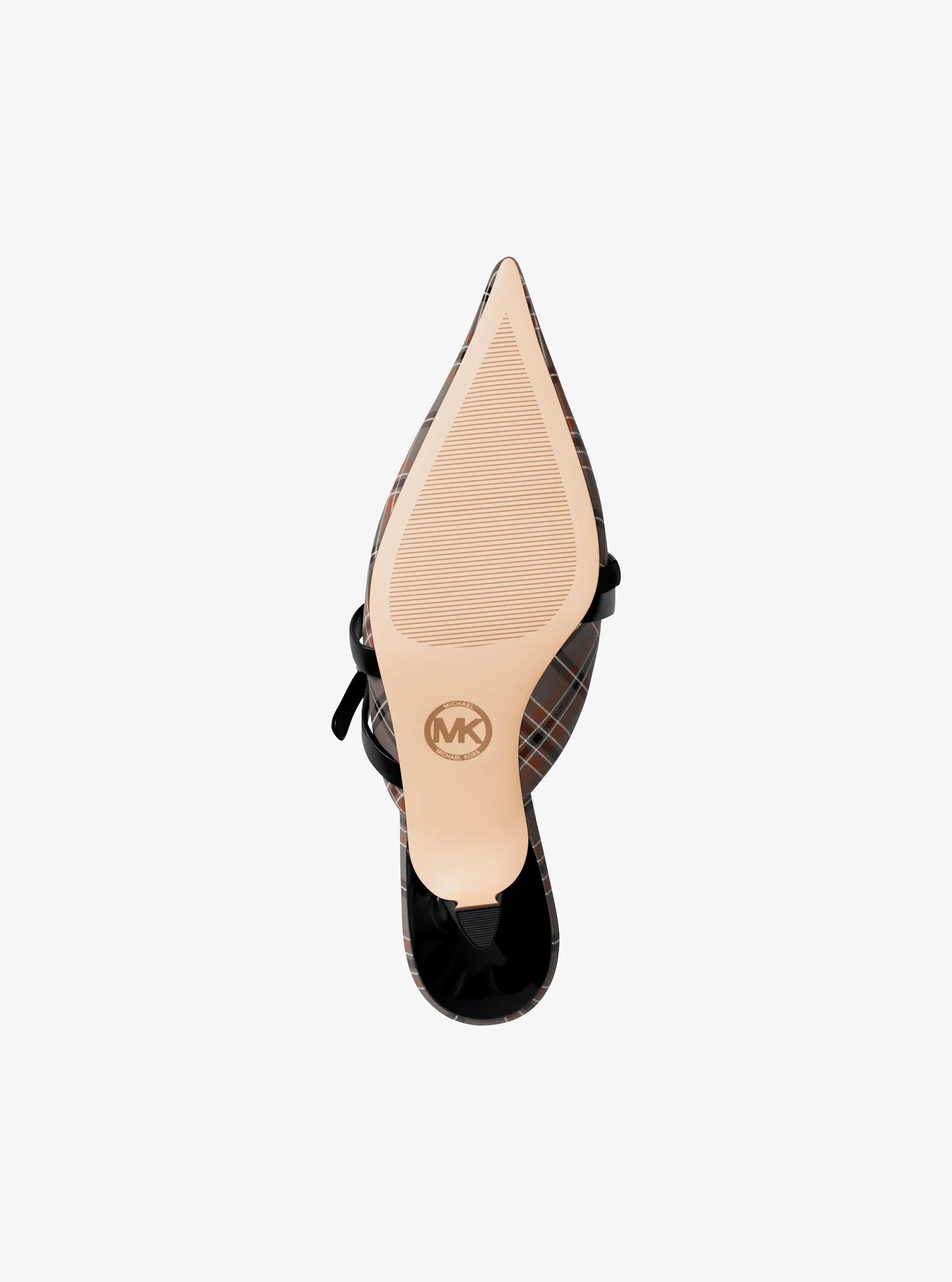 Zapatos destalonados a cuadros