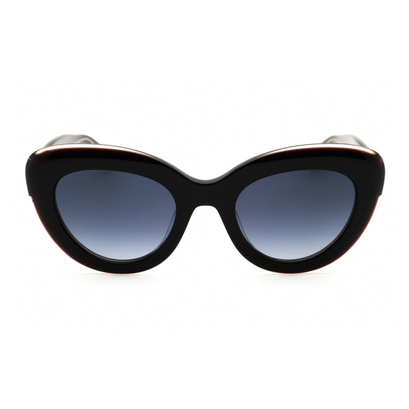 Gafas color gris oscuro y negro y rosado
