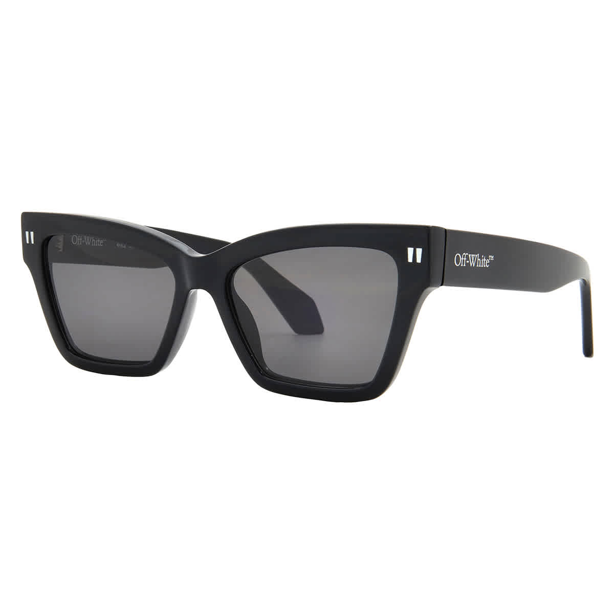 Gafas de sol unisex de montura tipo gato color gris oscuro