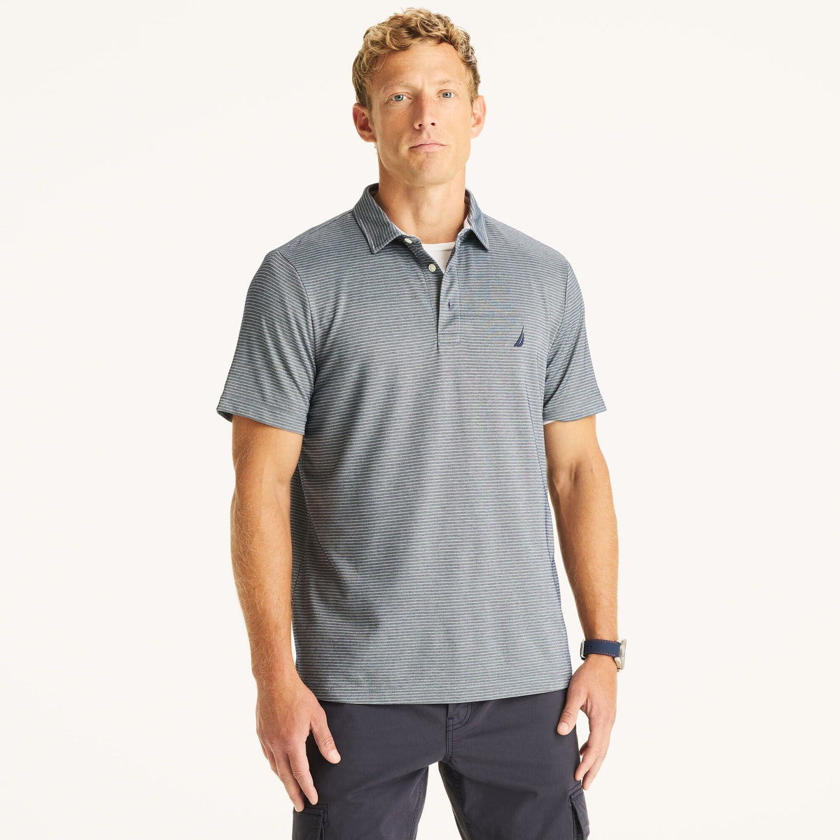 Polo de hombre a rayas