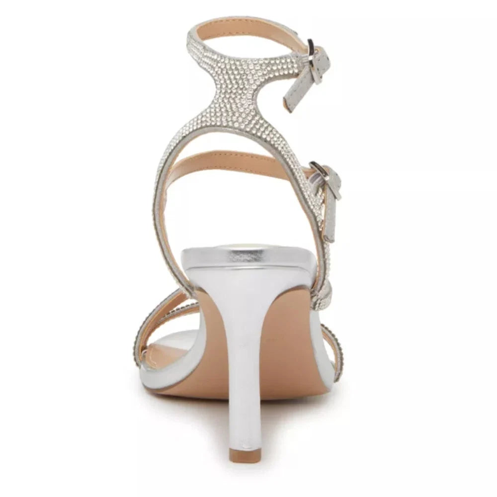 Sandalias de mujer color plateado
