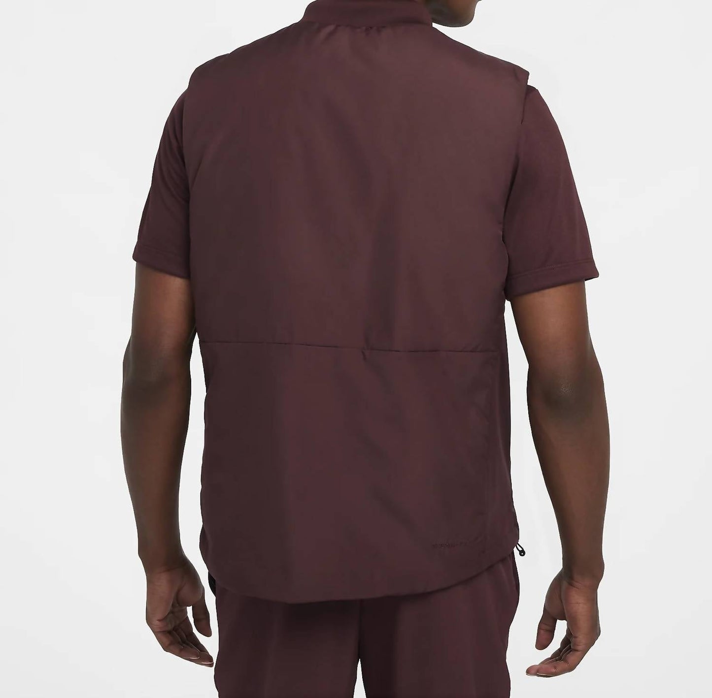 Chaleco color vinotinto