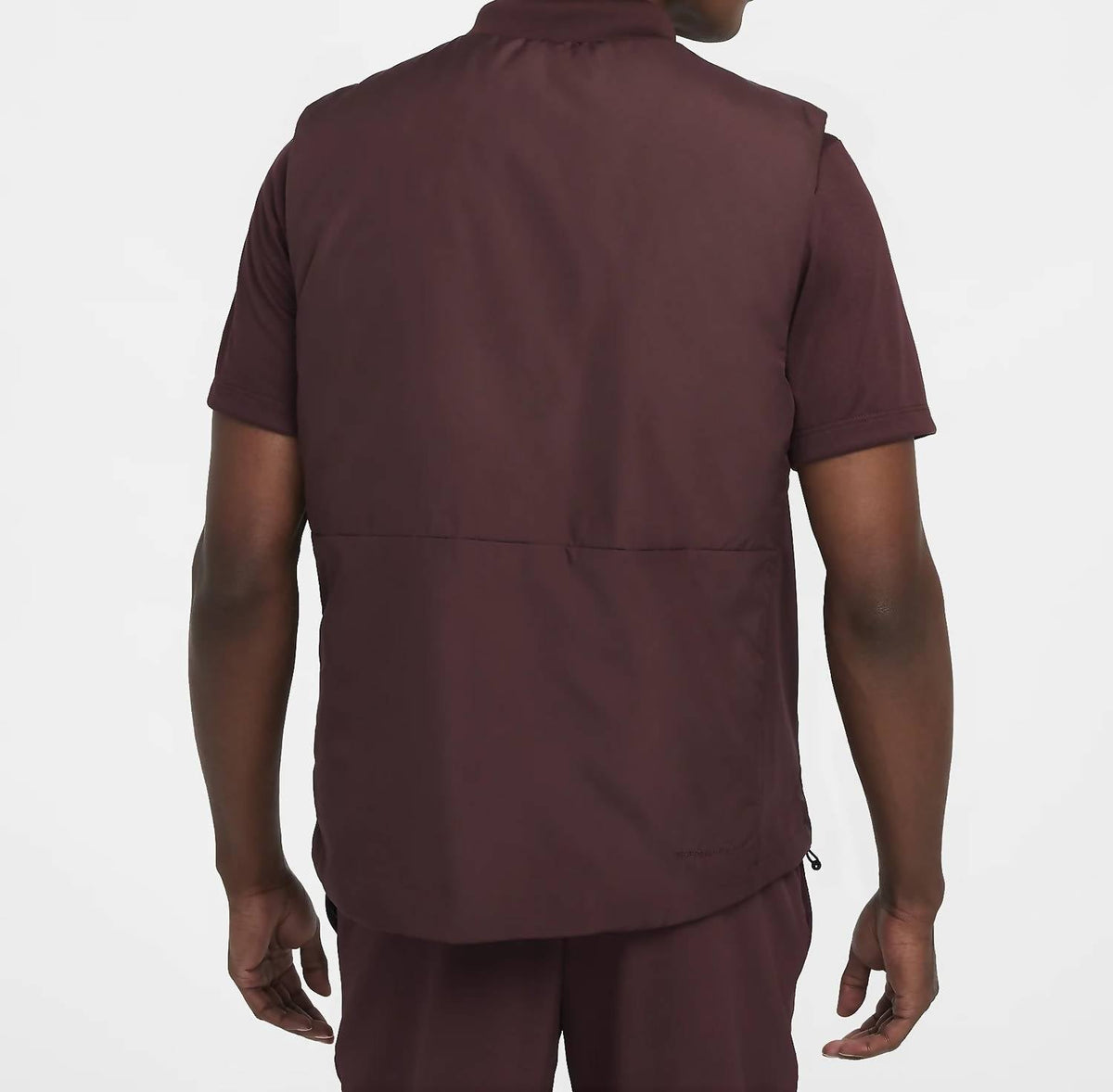 Chaleco color vinotinto