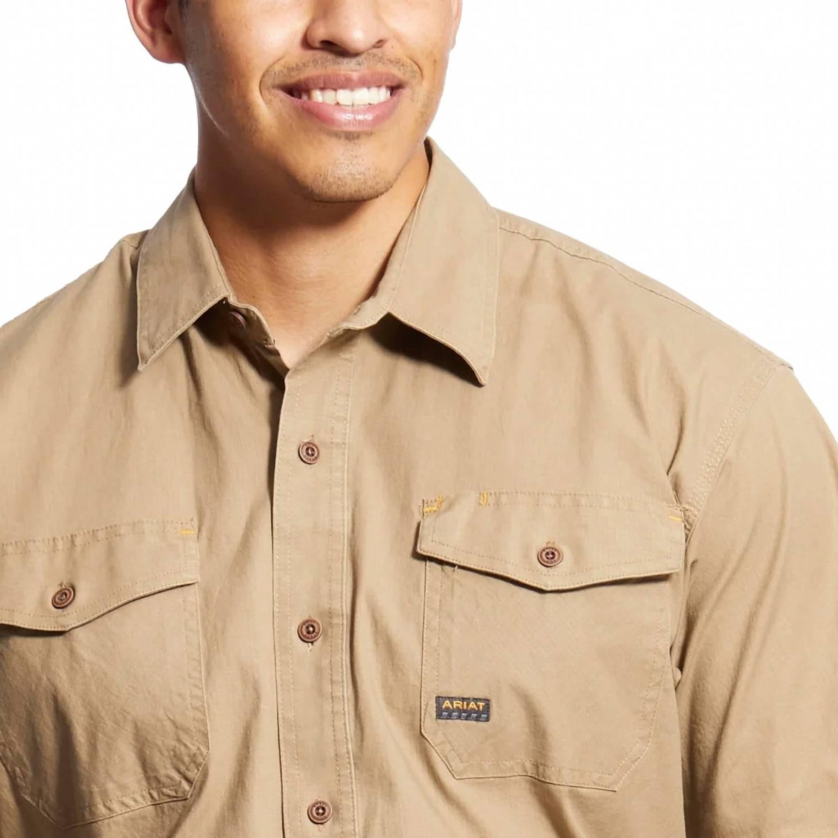 Camisa color caqui