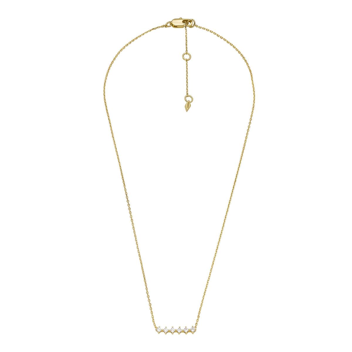 Collar de mujer color dorado