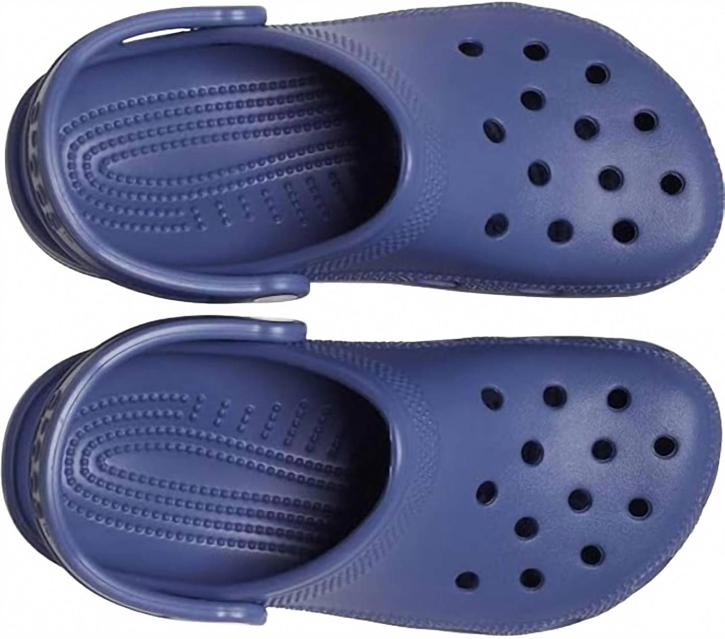Zuecos unisex color azul