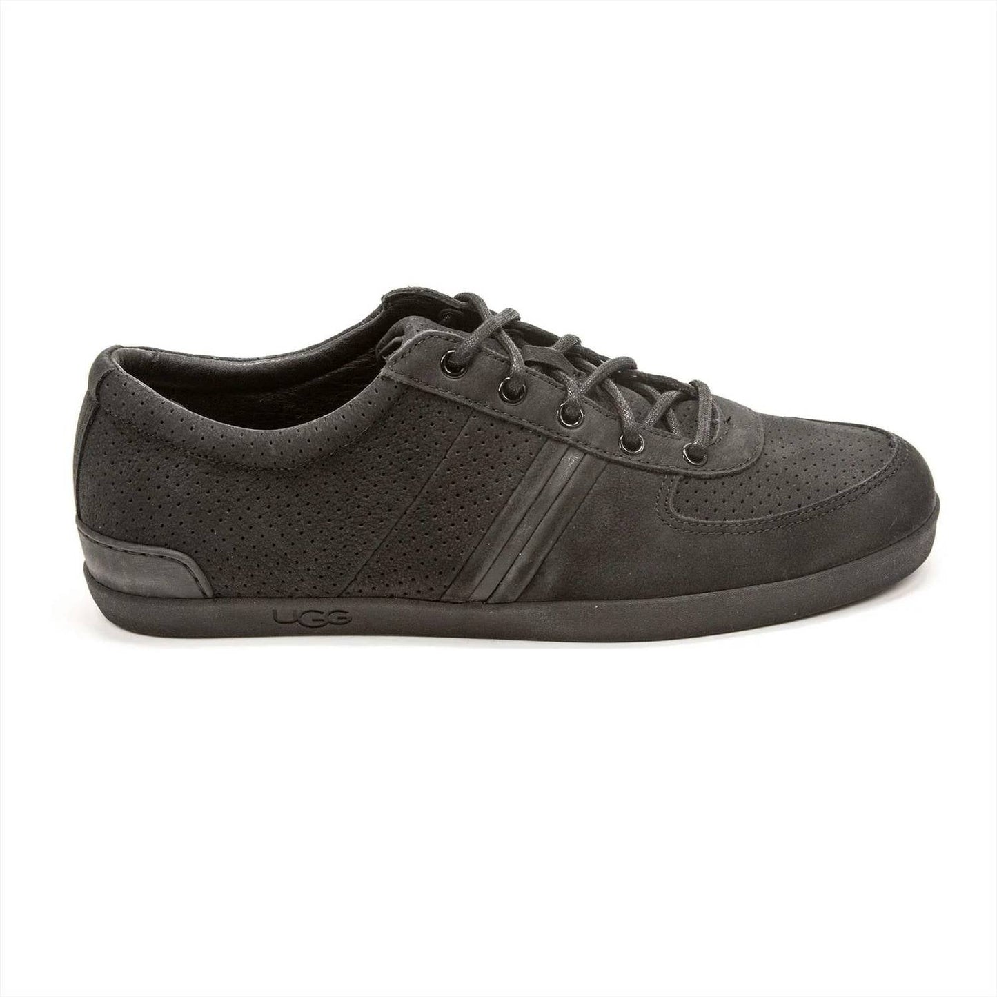 Tenis de hombre de cuero color negro