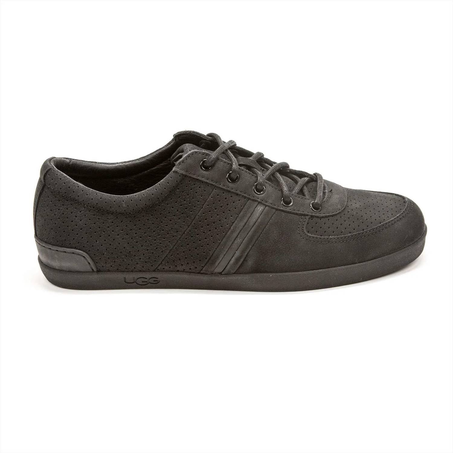 Tenis de hombre de cuero color negro